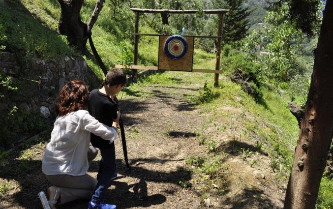 Boogschieten bij Borgo San Francesco in Sicilië
