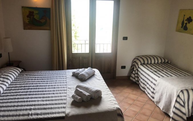 Slaapkamer van Borgo San Francesco in Sicilië