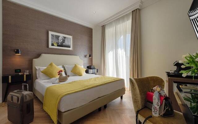 Tweepersoonskamer van Hotel The K Boutique in Rome