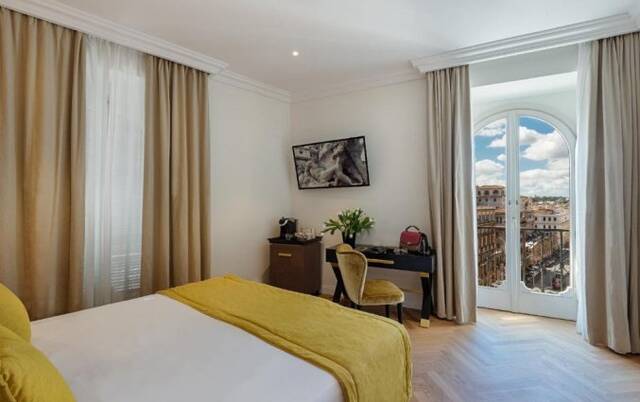 Tweepersoonskamer van Hotel The K Boutique in Rome
