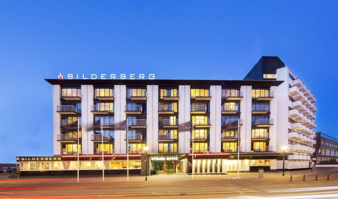Gebouw van Hotel Bilderberg Europa Scheveningen aan de Nederlandse Kust