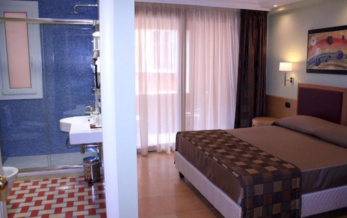 Tweepersoonskamer van Hotel Artemis op Sicilie