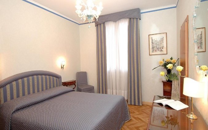 Tweepersoonskamer van Hotel Da Bruno in Venetie