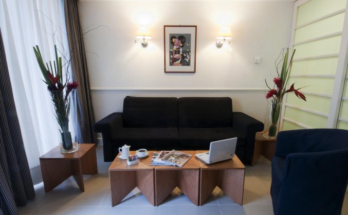 Lounge van San Giacomo 32 Residence in Napels