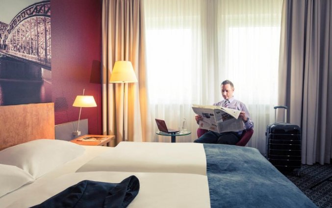 Tweepersoonskamer van Hotel Mercure Severinshof in Keulen