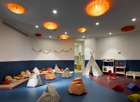 Speelruimte voor kinderen van Hotel Hardrock op Ibiza