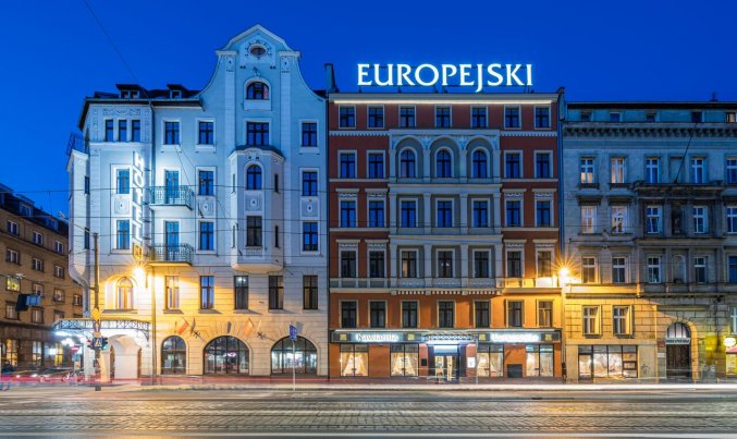 Gebouw van Hotel Europejski in Wrocław