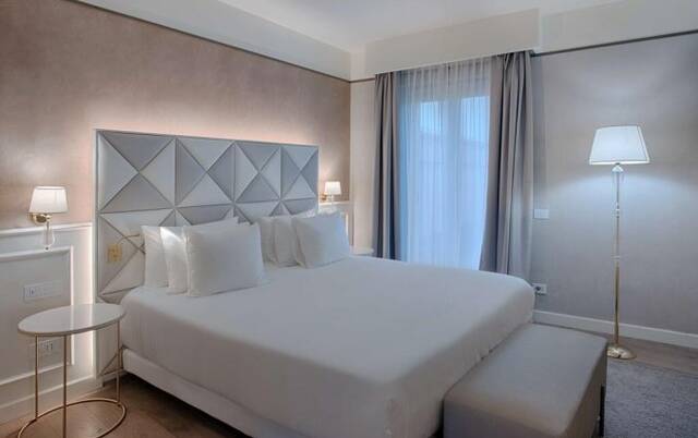 Tweepersoonskamer van hotel NH Collection Palazzo Verona