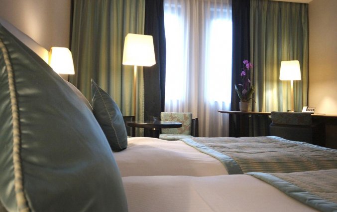 Tweepersoonskamer van hotel Le Royal Luxemburg