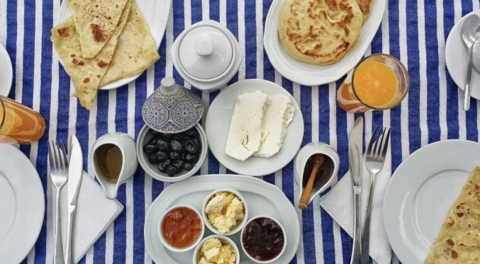 Ontbijt van Riad Barroko Marrakech