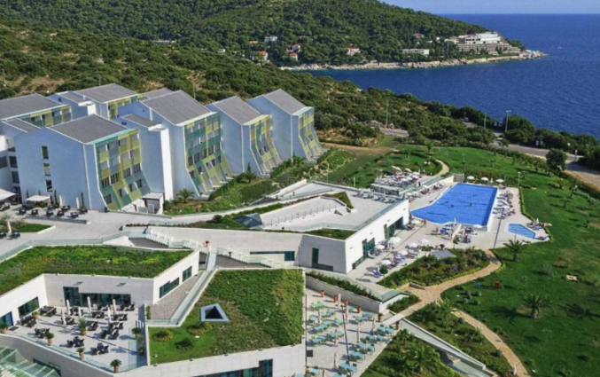 Uitzicht op Hotel Valamar Lacroma in Dubrovnik