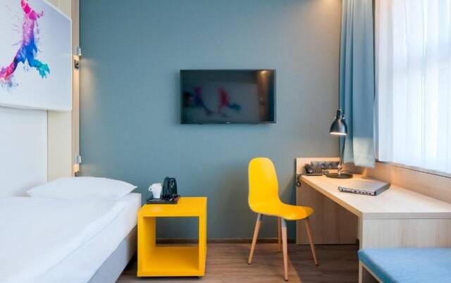 Tweepersoonskamer van Hotel Start Atos in Warschau