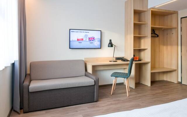 Tweepersoonskamer van Hotel Start Atos in Warschau