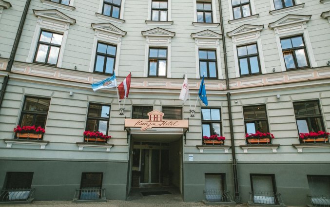 Gebouw van Hotel Hanza in Riga
