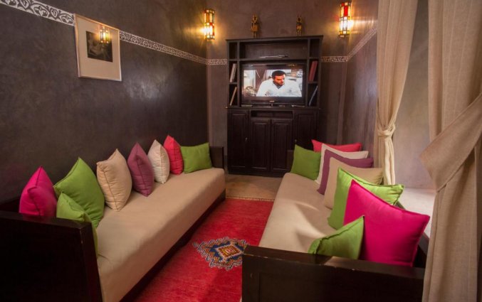 Lounge van Riad Rose Du Desert