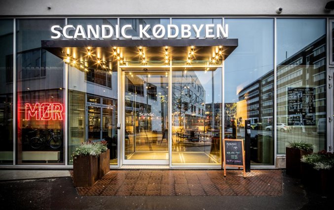 Voorkant van Hotel Scandic Kodbyen Kopenhagen