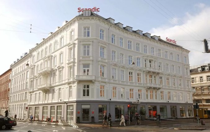 Gebouw van Hotel Scandic Webers Kopenhagen