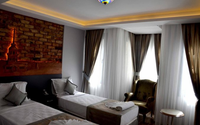 Tweepersoonskamer van Appartementen A Plus Residence in Istanbul
