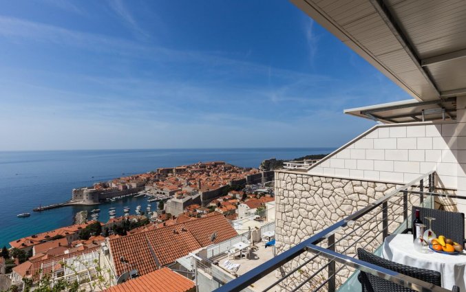 Dakterras met uitzicht van Guesthouse Home Sweet Home in Dubrovnik