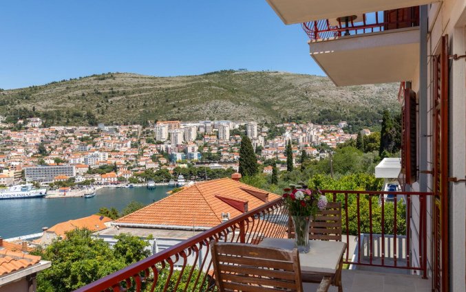 Balkanon met uitzicht van Aparthotel Villa Viljalo in Dubrovnik