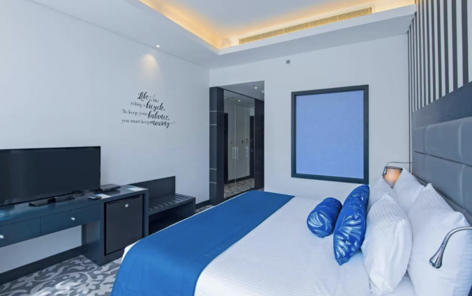 Tweepersoonskamer van Hotel Signature 1 Tecom Dubai