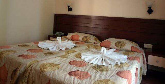 Tweepersoonskamer van Hotel Lemas Suite in Side