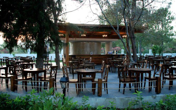 Buitenrestaurant van Hotel Maya World in Side