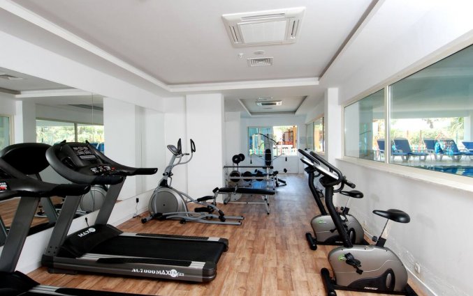 Fitnessruimte van Hotel Maya World in Side