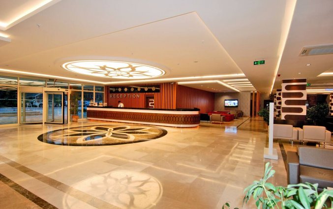 Receptie van Hotel Maya World in Side