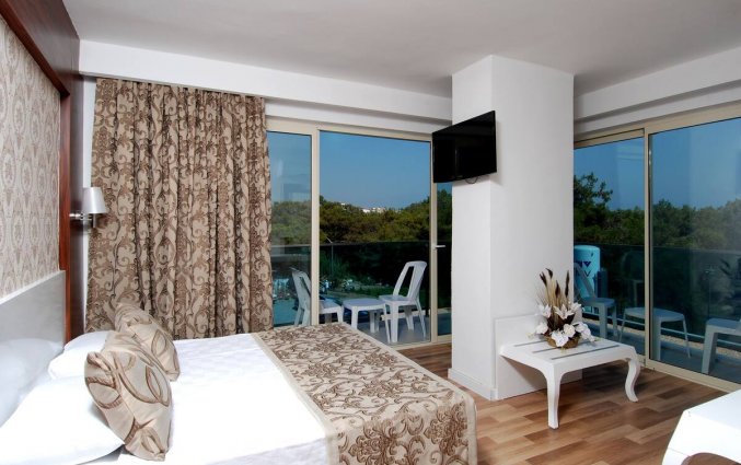 Tweepersoonskamer van Hotel Maya World in Side