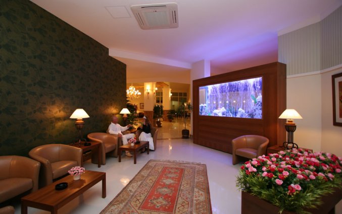 Lobby van Hotel Febeach in Side