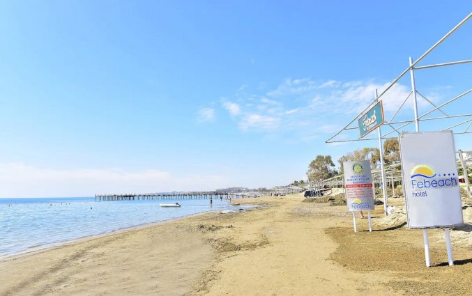 Strand van Hotel Febeach in Side