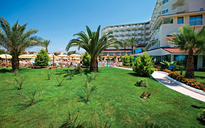 Tuin van Hotel Febeach in Side