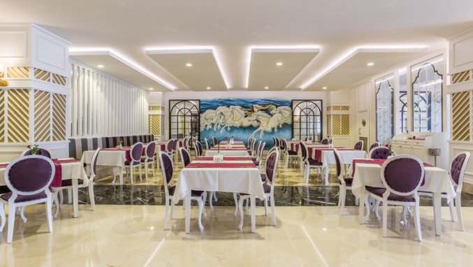 Restaurant van Resort en Spa Mary Palace in Side
