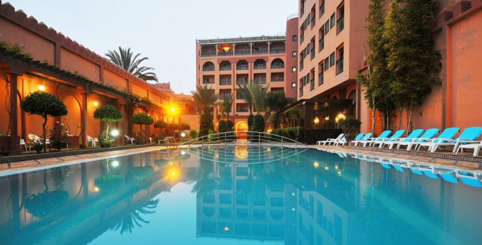 Buitenzwembad van Hotel Diwane Marrakech