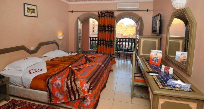 Tweepersoonskamer van Hotel Diwane Marrakech