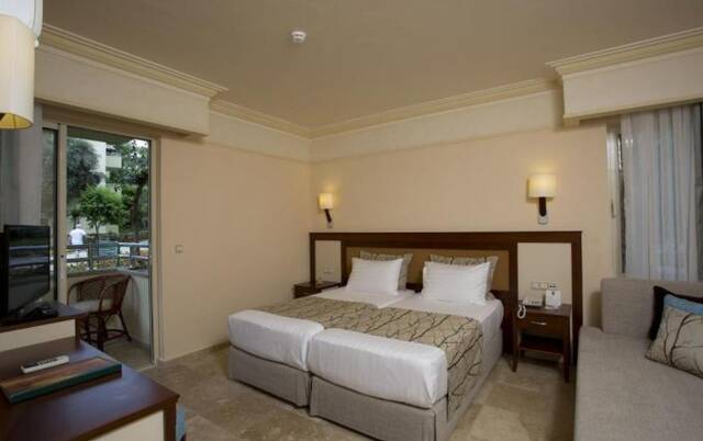 Tweepersoonskamer van Hotel Melas Holiday Village in Side