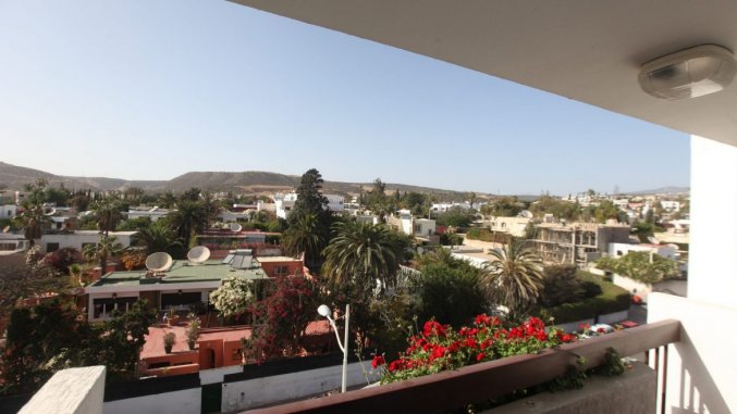 Uitzicht Balkon Hotel Aferni Agadir