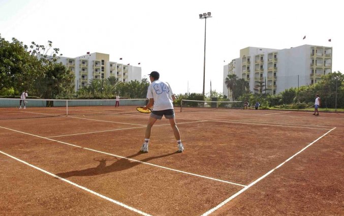 Tennisbaan van Hotel Kenzi Europa Agadir