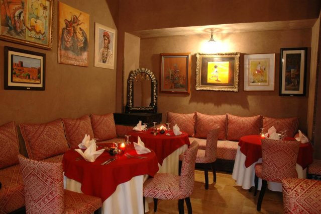 Restaurant van Kasbah Hotel & Spa in Marrakech