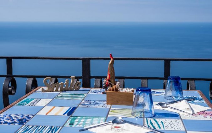 Terras van Hotel Albergo Diffuso Bacco Furore in Amalfi