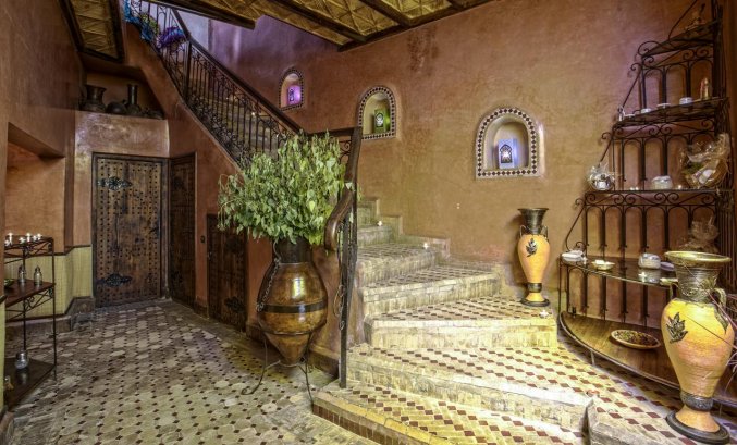 Entree van Hotel Kasbah Le Mirage in Marrakech