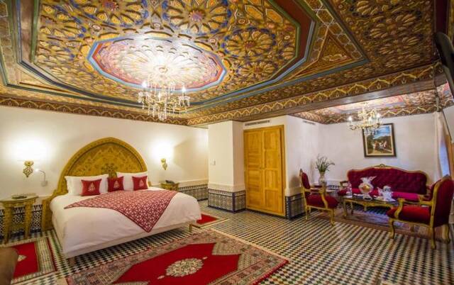 Grote kamer Riad Palais Marjana