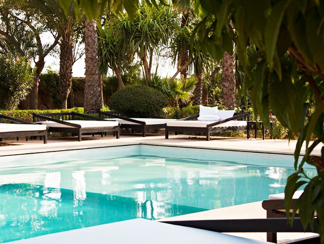 Buitenzwembad van Hotel Palais de l'O in Marrakech