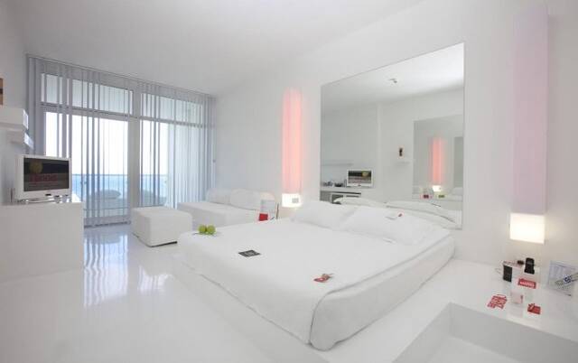 Slaapkamer van Hotel Su & Aqualand in Antalya