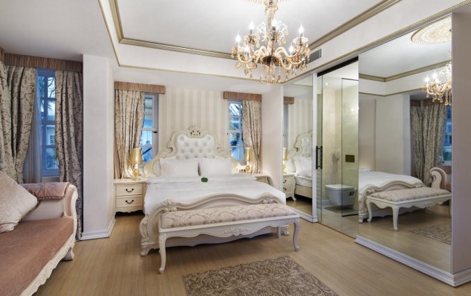 Slaapkamer van Hotel Elegance East in Antalya