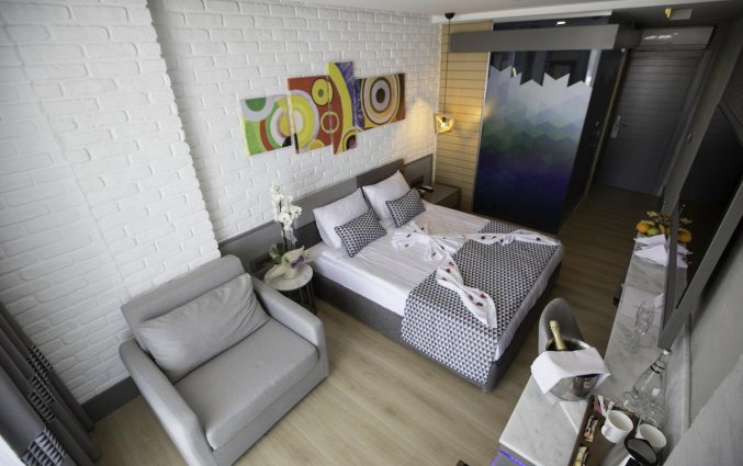 Slaapkamer van Hotel & Spa Laren Family in Antalya