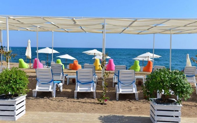 Eigen strand van Hotel Esperanza Boutique in Antalya