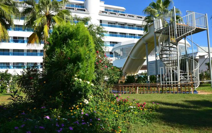 Tuin van Hotel Drita in Alanya