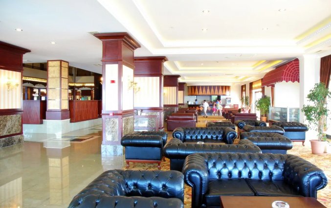 Lobby van Hotel Utopia World in Alanya